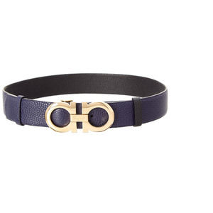 Salvatore Ferragamo Gancini Reversible & Adjustable Leather Belt